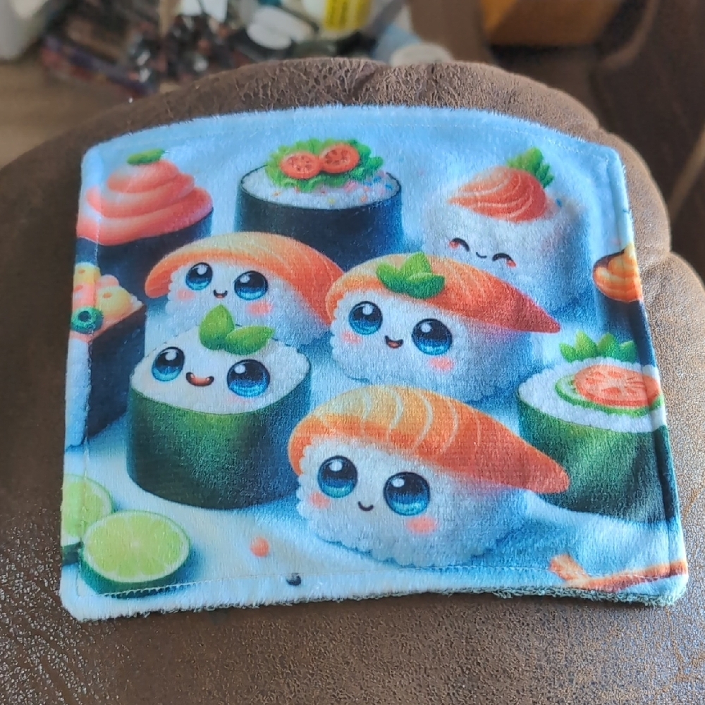 🍁Cute Sushi 🍣 Washcloth